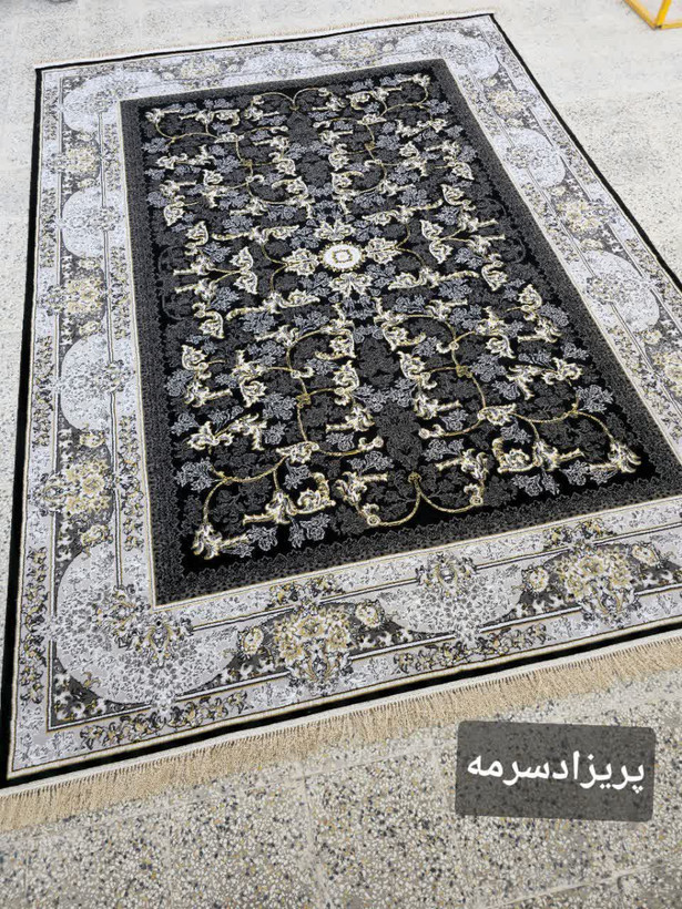 فرش اقتصادی پریزاد سرمه ای ارسال رایگان کل ایران