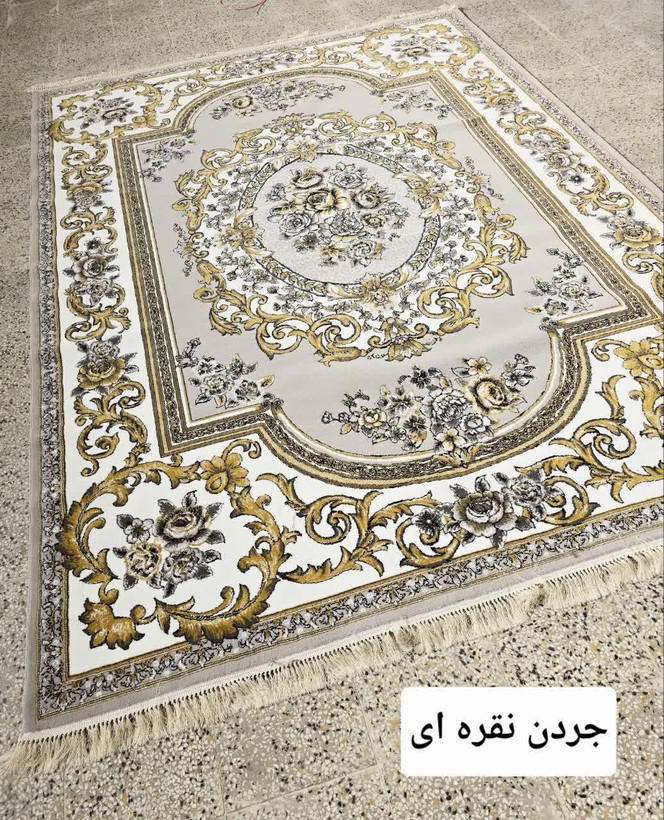 فرش اقتصادی ضخیم طرح 700 جردن نقرهای ارسال رایگان کل ایران